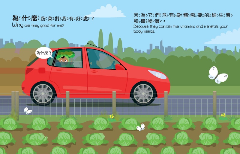  小小孩的大問題：為什麼要吃青菜？（厚紙翻翻書）